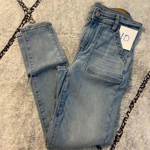 Women’s American Eagle Super Hi-Rise Jegging Crop, 6 Long